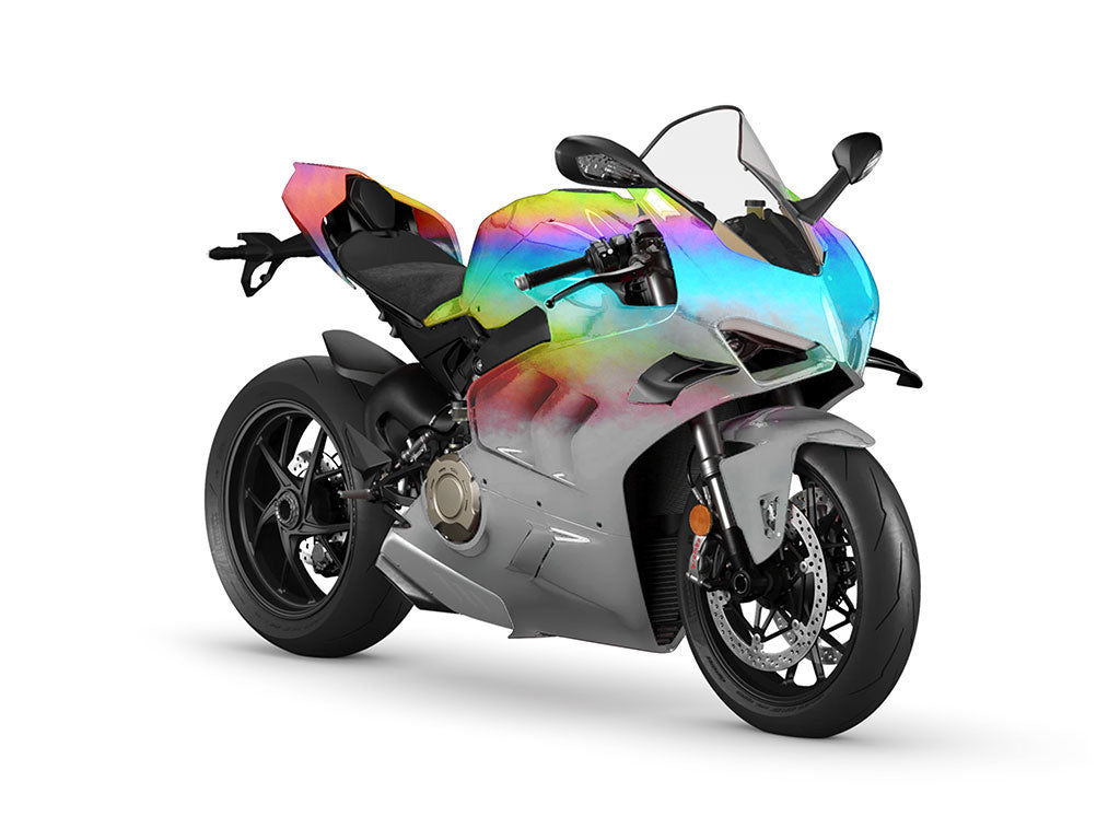 Chrome Vinyl Wrapping Roll For Bike Rwraps™ Holographic Chrome