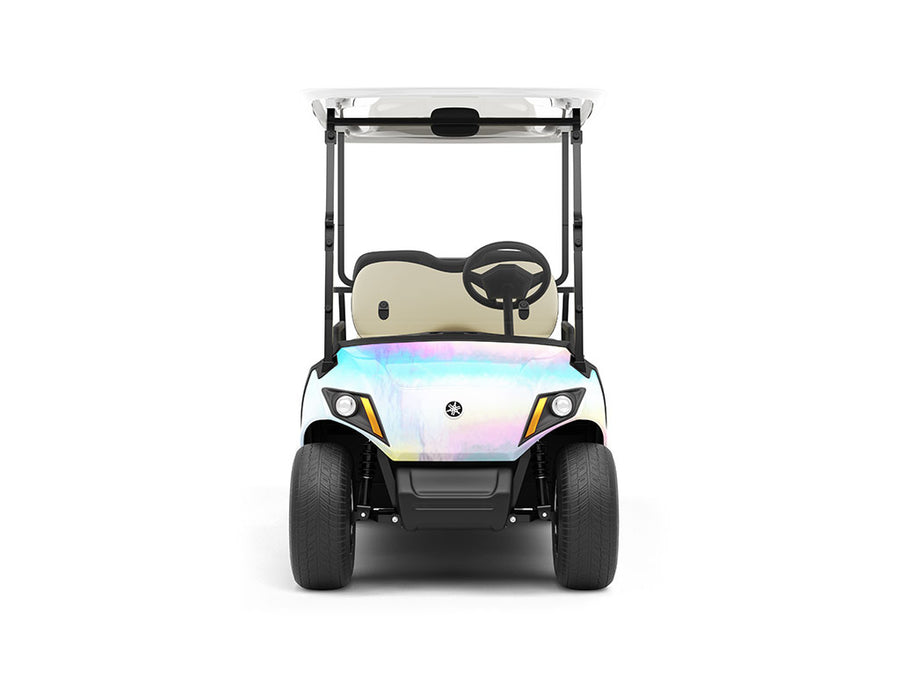 Rwraps Holographic Chrome Silver Neochrome DIY Golf Cart Wraps