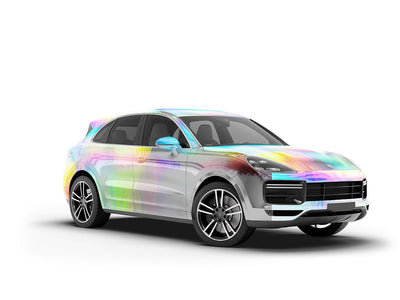 Rwraps Holographic Chrome Silver Neochrome Do-It-Yourself Vehicle Wraps