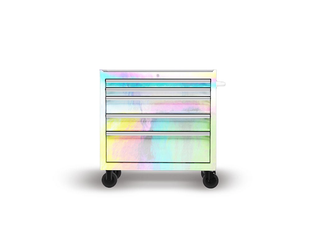 Rwraps™ Holographic Chrome Silver Neochrome Tool Cabinet Wraps