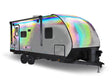 Rwraps Holographic Chrome Silver Neochrome Travel Trailer Wraps