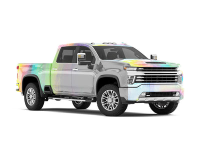 Rwraps Holographic Chrome Silver Neochrome DIY Vehicle Wraps