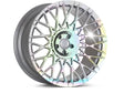 Rwraps™ Holographic Chrome Silver Neochrome Vinyl Rim Wrap