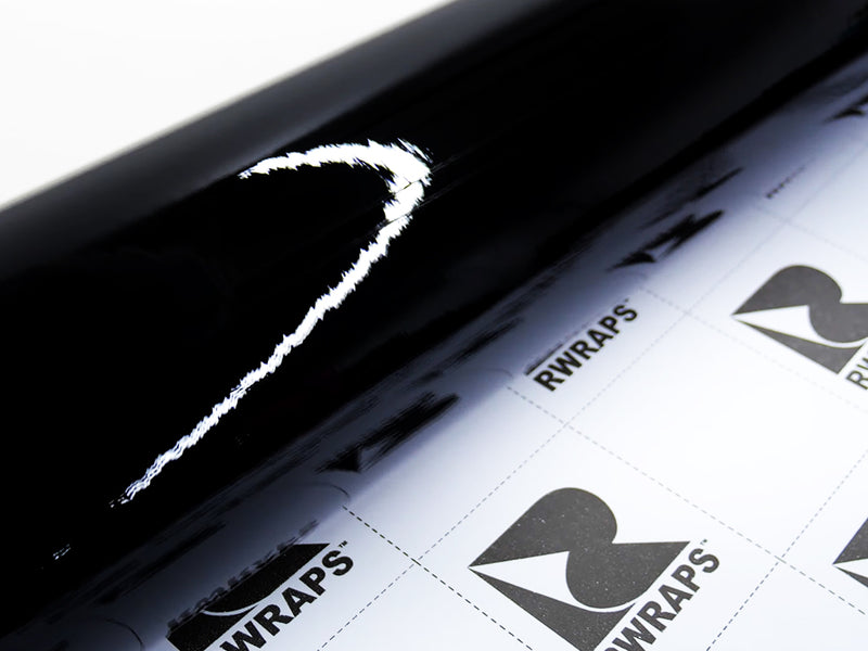 Rwraps Hyper Gloss Black Vinyl~Rwraps Hyper Gloss Black Vinyl Roll~1