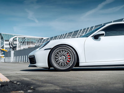 Rwraps™ Hyper Gloss Gray Wrapped Rim Example