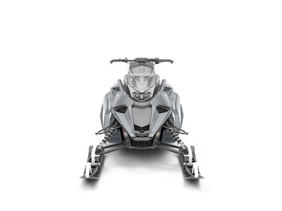 Rwraps Hyper Gloss Gray DIY Snowmobile Wraps