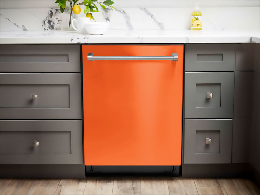 Rwraps™ Hyper Gloss Orange Dishwasher Wraps