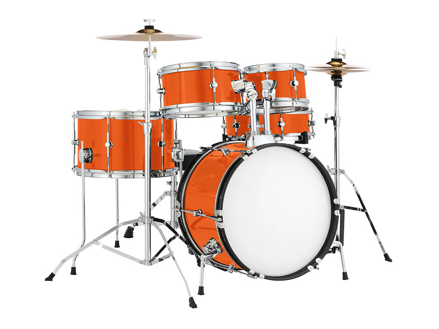 Rwraps™ Hyper Gloss Orange Drum Wraps