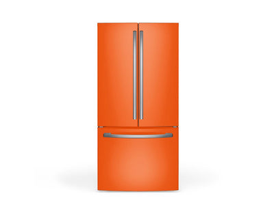 Rwraps Hyper Gloss Orange DIY Built-In Refrigerator Wraps