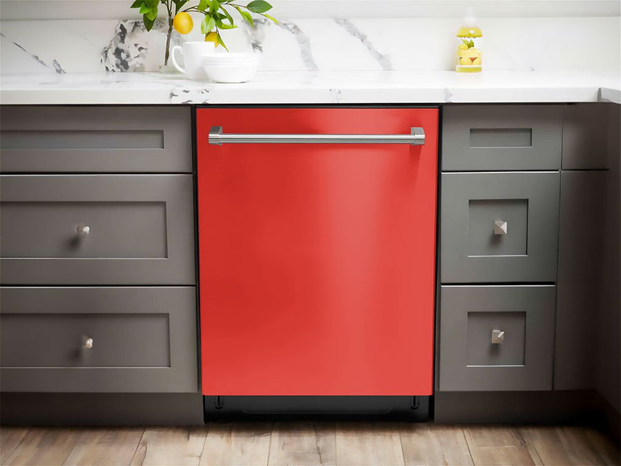 Rwraps™ Hyper Gloss Red Dishwasher Wraps
