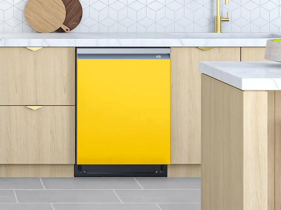Rwraps™ Hyper Gloss Yellow Custom Dishwasher Cover