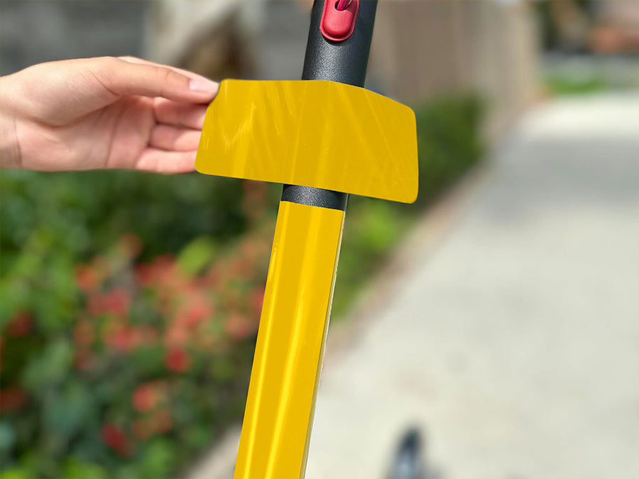 Rwraps Hyper Gloss Yellow Electric Kick-Scooter Wraps