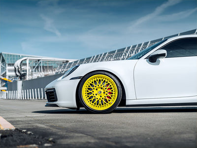 Rwraps™ Hyper Gloss Yellow Wrapped Rim Example