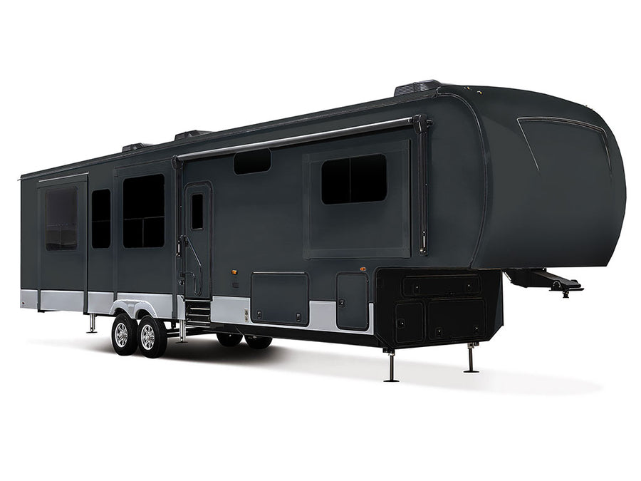 Rwraps Leather Black RV Vinyl Wraps