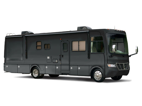 Rwraps Leather Black Recreational Vehicle Wraps
