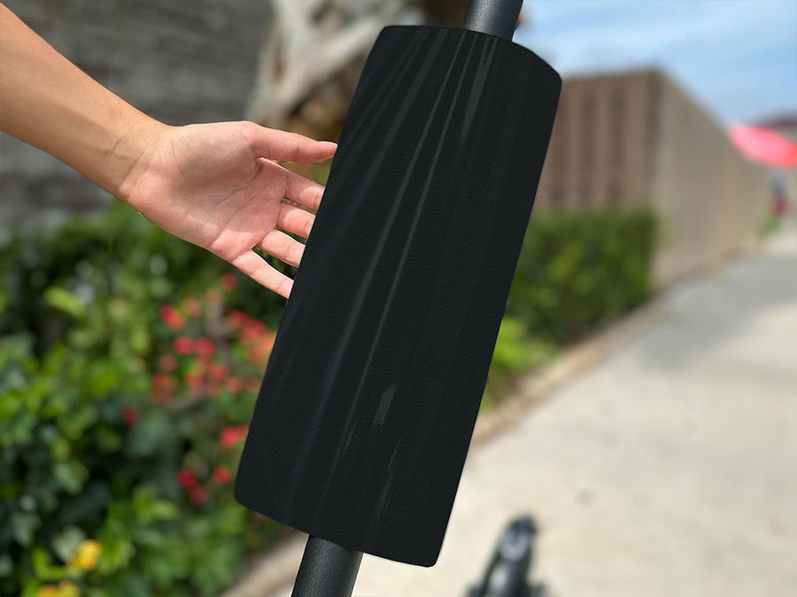 Rwraps Leather Black Do-It-Yourself E-Scooter Wraps