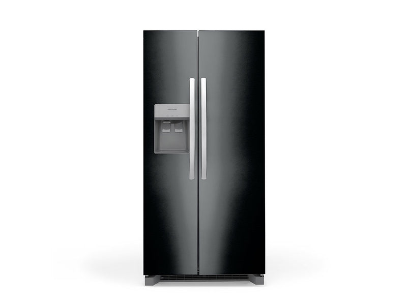 Rwraps™ Leather Black Refrigerator Wraps
