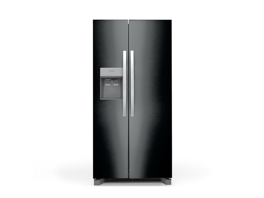 Rwraps™ Leather Black Refrigerator Wraps