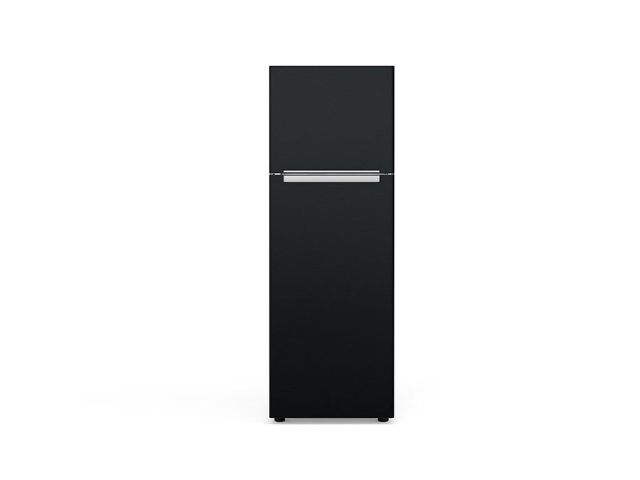 Rwraps Leather Black DIY Refrigerator Wraps