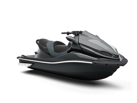 Rwraps™ Leather Black Vinyl Jet Ski Wrap