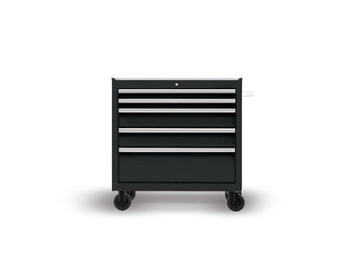 Rwraps Leather Black DIY Tool Cabinet Wraps