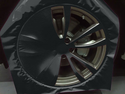 Rwraps™ Leather Black Custom Wheel Installation Process