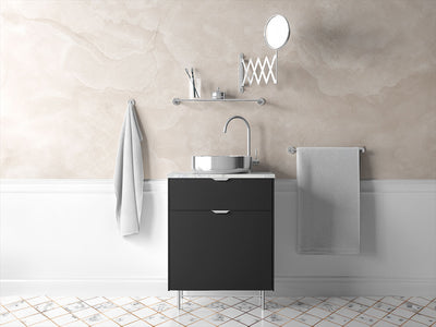 Rwraps™ Matte Black Bathroom Cabinet Wraps
