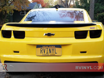 Matte Black Camaro Spoiler Wrap