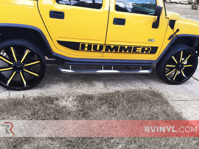 Matte Black Hummer Graphics