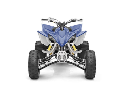 Rwraps Matte Chrome Blue DIY ATV Wraps
