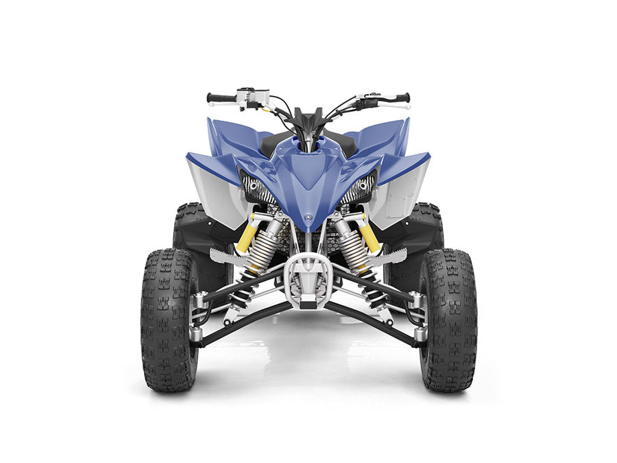 Rwraps Matte Chrome Blue DIY ATV Wraps