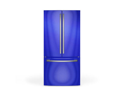 Rwraps Matte Chrome Blue DIY Built-In Refrigerator Wraps