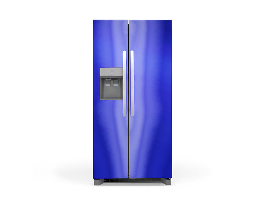 Rwraps™ Matte Chrome Blue Refrigerator Wraps
