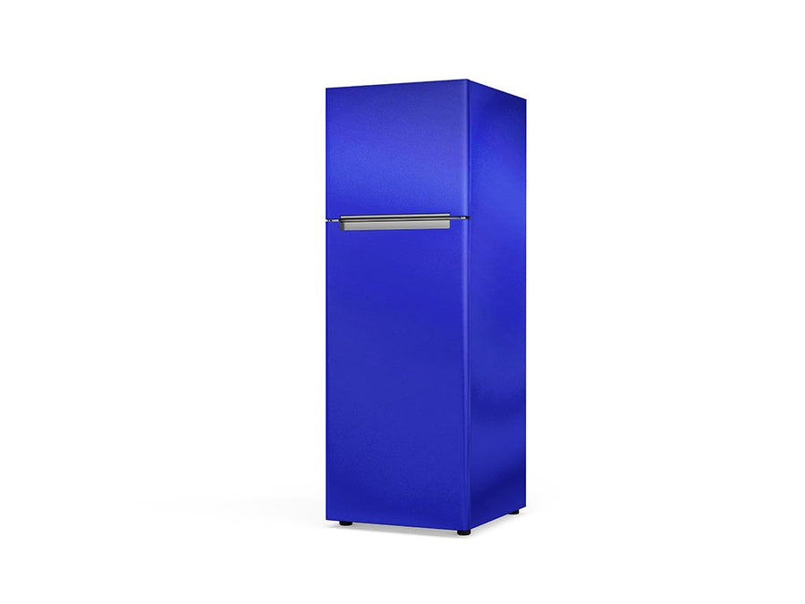 Rwraps Matte Chrome Blue Custom Refrigerators