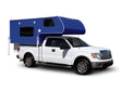 Rwraps Matte Chrome Blue Truck Camper Wraps