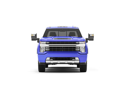 Rwraps Matte Chrome Blue DIY Truck Wraps