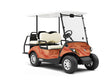 Rwraps™ Matte Chrome Bronze Vinyl Golf Cart Wrap