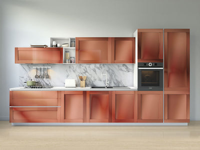 Rwraps™ Matte Chrome Bronze Kitchen Cabinet Wraps