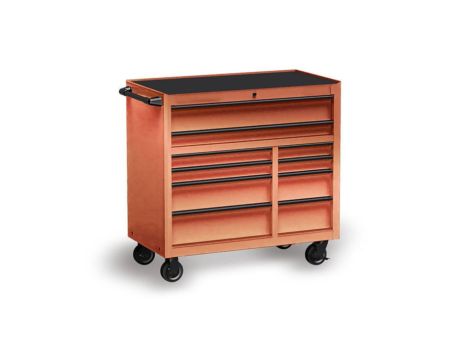 Rwraps™ Matte Chrome Bronze Tool Cabinet Wraps