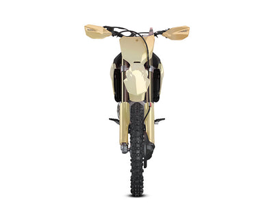 Rwraps Matte Chrome Champagne DIY Dirt Bike Wraps