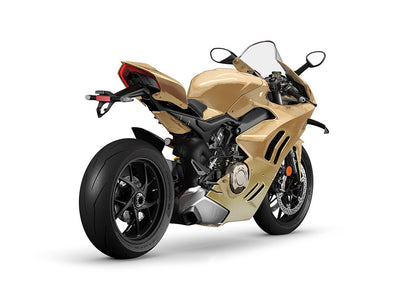 Rwraps Matte Chrome Champagne DIY Motorcycle Wraps