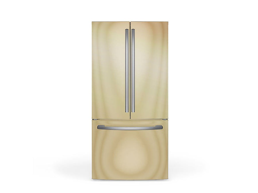 Rwraps Matte Chrome Champagne DIY Built-In Refrigerator Wraps