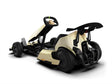 Rwraps Matte Chrome Champagne Go Kart Vinyl Wraps