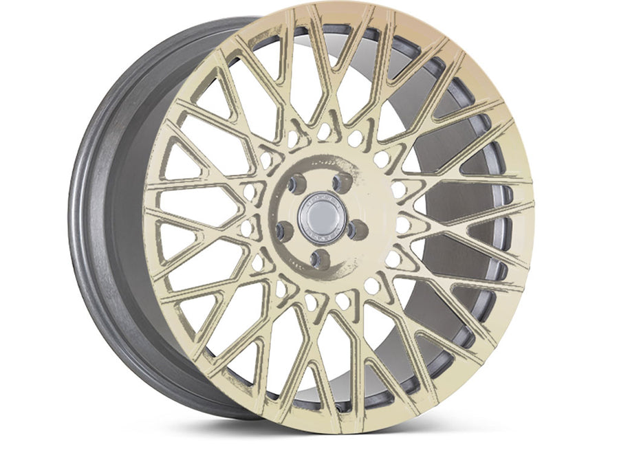 Rwraps™ Matte Chrome Champagne Vinyl Rim Wrap