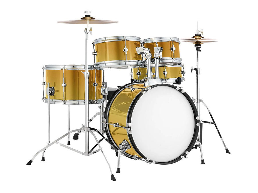 Rwraps™ Matte Chrome Gold Drum Wraps