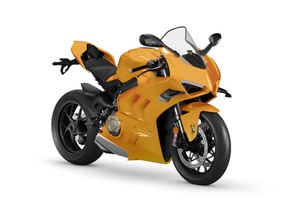 Rwraps Matte Chrome Gold Motorcycle Wraps