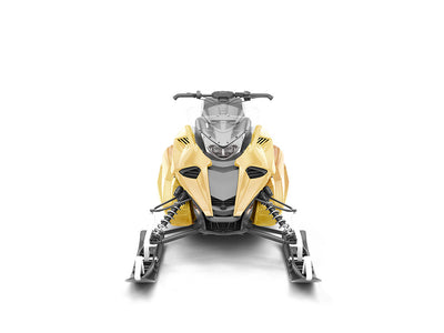 Rwraps Matte Chrome Gold DIY Snowmobile Wraps