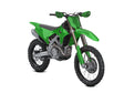 Rwraps Matte Chrome Green Dirt Bike Wraps