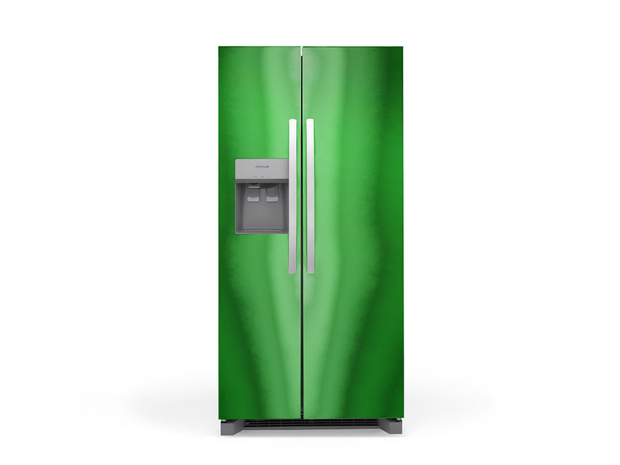 Rwraps™ Matte Chrome Green Refrigerator Wraps