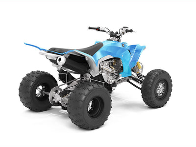 Rwraps Matte Chrome Light Blue ATV Vinyl Wraps